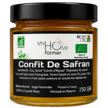confit de safran bio
