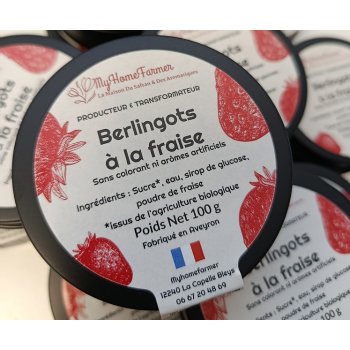 Bonbons fraises