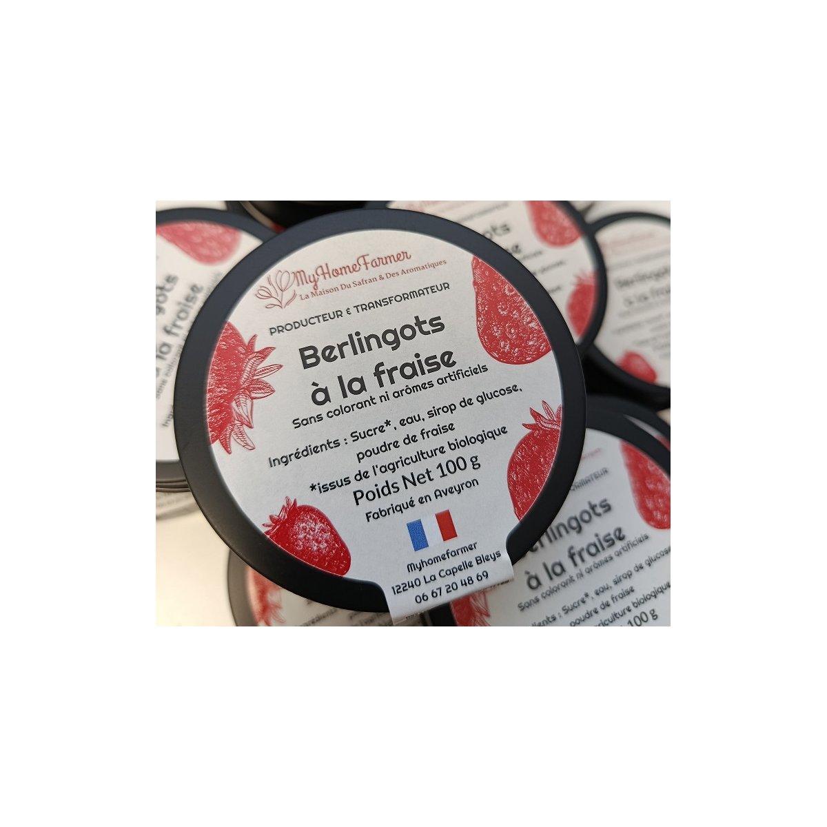 Bonbons fraises